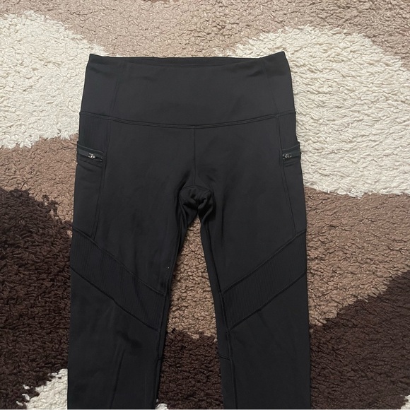 Lululemon Keep The Fleece Tight Sz 6 *28" In Black - Picture 5 of 8